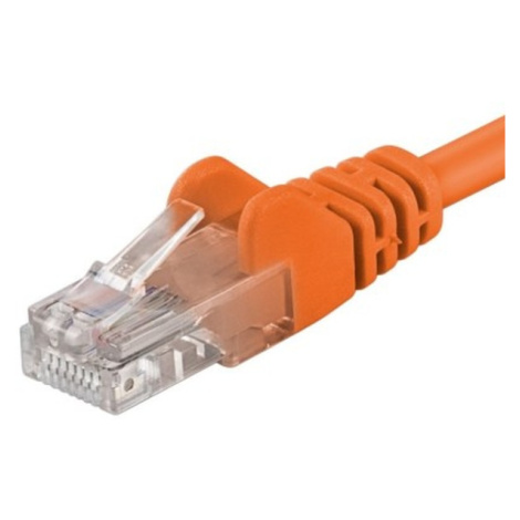 PremiumCord Patch kabel UTP RJ45-RJ45 CAT6 10m oranžová