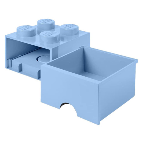Úložný box LEGO, s šuplíkem, malý (4), světle modrá - 40051736 SmartLife