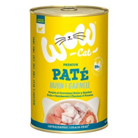 WOW Cat konzerva Paté Kuře s krevetami Adult 400 g