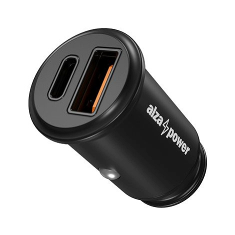 AlzaPower Car Charger C520 Fast Charge + Power Delivery 30W černá