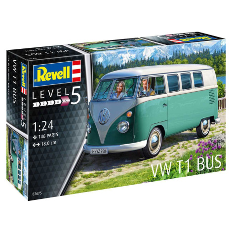 Plastic ModelKit auto 07675 - VW T1 Bus (1:24) Revell