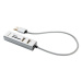 USB hub YENKEE YHC 101SR + čtečka