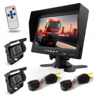 Monitor Bus Tir 2xKAMERA Cofania 10M Pilot Ir Led