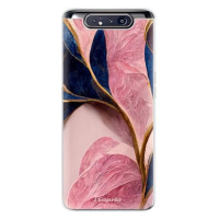 iSaprio Pink Blue Leaves pro Samsung Galaxy A80