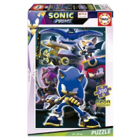 Puzzle svítící Sonic Prime 300 dílků