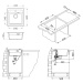 SET ALVEUS ATROX 20/11 + BATERIE ROXA 11- obdélníkový granitový bílý dřez 470x500x200 mm v setu 