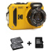 Kodak WPZ2 bundle odolný fotoaparát žlutý(+SD karta+2 baterie)