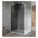 Gelco VARIO WHITE jednodílná sprchová zástěna k instalaci ke stěně, kouřové sklo, 1100 mm