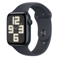 Apple Watch SE 40mm Temně inkoustový hliník s temně inkoustovým sportovním řemínkem - S/M