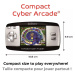 Herní konzole Compact Cyber Arcade s obrazovkou 2,5&quot; - 250 her