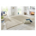 BT Carpet - Hanse Home koberce Ložnicová sada Wolly 102843 Creme - 2 díly: 67x140, 67x250 cm