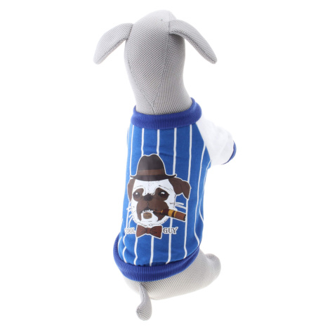 Vsepropejska Herry mikina pro psa Barva: Modrá, Délka zad (cm): 21, Obvod hrudníku: 34 - 36 cm