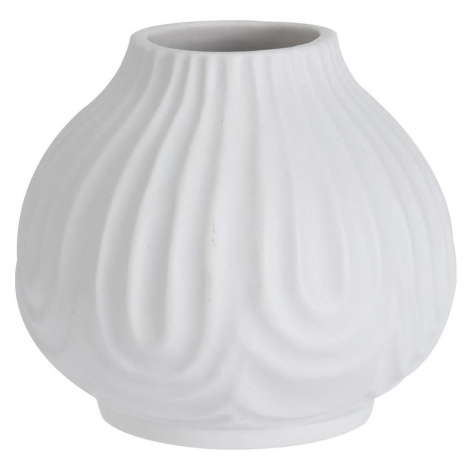 DekorStyle Porcelánová váza 12x11 cm bílá