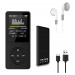 Přehrávač MP3 16GB Bluetooth 5.0 sluchátky 1,8 70 hodin přehrávání
