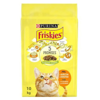 FRISKIES s kuřetem a přidanou zeleninou 10 + 4 kg