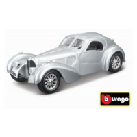 Bburago 1:24 Bugatti Atlantic stříbrná