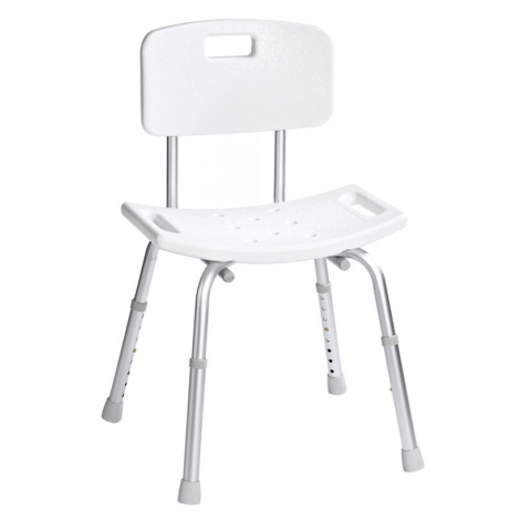 Židle s opěradlem, nastavitelná výška, bílá A00602101 RIDDER