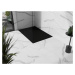 MEXEN/S Stone+ obdélníková sprchová vanička 120 x 80, černá, mřížka černá 44708012-B