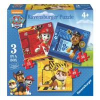 Ravensburger 3v1 Psí Tlapková Patrola 25 36 a 49 dílků