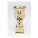KARE Design Zlatá kameninová váza Rosto 26cm