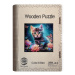 Wooden puzzle Cute Kitten A3