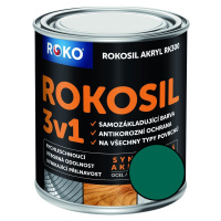 Barva samozákladující Rokosil akryl3v1 RK 300 5400 zelená tmavá, 0,6 l
