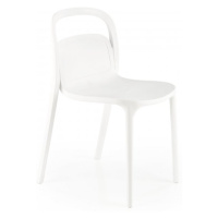 Stohovatelná jídelní židle K490 Bílá