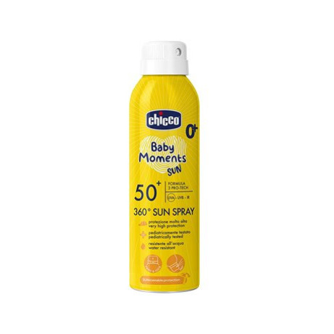 CHICCO Dětský sprej 360° SPF50+, 150ml