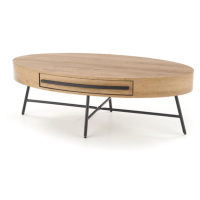 Konferenční stolek CORULANO dub zlatý/černá