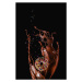 Fotografie Chocolate splash and a donut with, Dina Belenko Photography, 26.7 × 40 cm