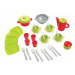 Écoiffier dětská jídelní souprava s doplňky 2640-Z zeleno-červená
