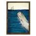 Wallity Nástěnný obraz Glascow 50x70 cm modrý