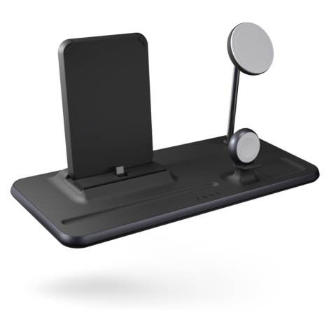 Zens Aluminium 4-in-1 iPad + MagSafe wireless charger