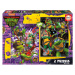 Puzzle Ninja Turtles Educa 2 x 500 dílků a Fix lepidlo