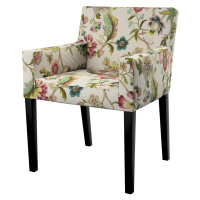 Dekoria Potah na židli Nils, květy na světlém podkladu, židle Nils, Londres, 122-00