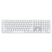 Apple Magic Keyboard s numerickou klávesnicí, bluetooth, stříbrná, UK - MQ052Z/A