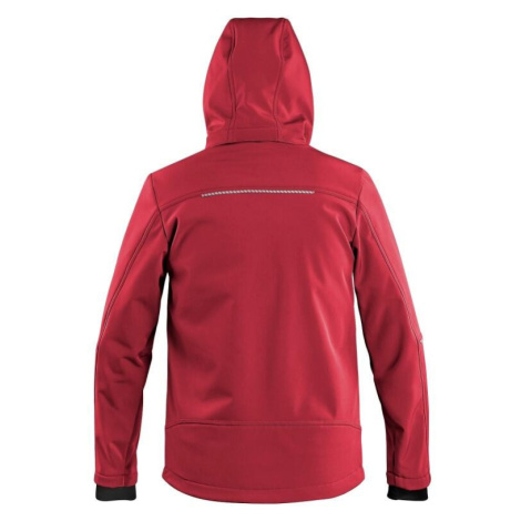 Bunda CXS STRETCH, dětská, softshell, červená, vel. 130
