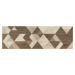 Dekor Fineza Adore ivory triangles 25x75 cm mat DADORE275TR