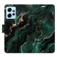 iSaprio Flip pouzdro Emerald 02 pro Xiaomi Redmi Note 12 5G