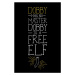 Umělecký tisk Harry Potter - Free Dobby, 26.7x40 cm