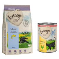 Feringa granule 400 g + Feringa konzerva 400g zdarma - Adult Sterilised s lososem