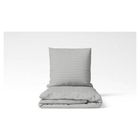 Top textil Povlečení Saténový damašek 140x200, 70x90 cm, šedá - II. jakost