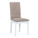 Jídelní židle ROMA 1 Bílá Tkanina 19B