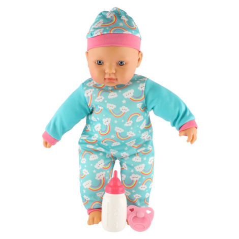 Panenka miminko 40 cm s měkkým tělem, lahvičkou a dudlíkem Teddies