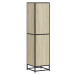 vidaXL Skříň highboard dub sonoma 35,5x35x139 cm kompozit a kov