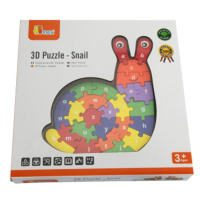 Popron.cz 3D Puzzle - Šnek s písmenky