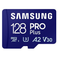 Samsung MicroSDXC 128GB PRO Plus + SD adaptér (2023)