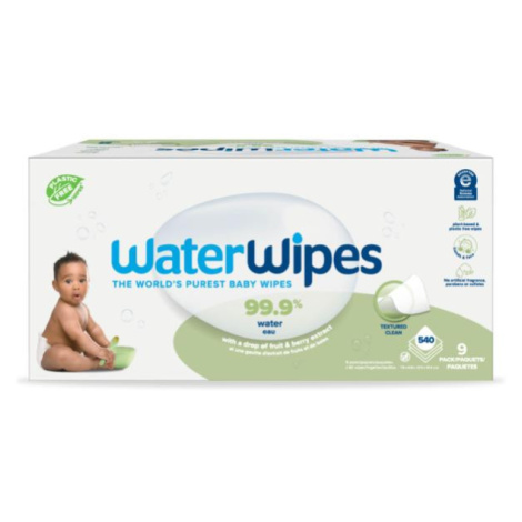 9x WATERWIPES Ubrousky vlhčené bez obsahu plastů Soapberry 60 ks (540 ks)