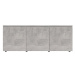 TV stolek betonově šedý 80x34x30 cm dřevotříska