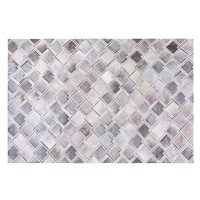 Šedý kožený koberec 160x230 cm AGACLI, 74903